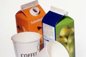 Composite packaging is that which contains more than one material and is defined by Defra as 'that which is not easy to separate by hand'